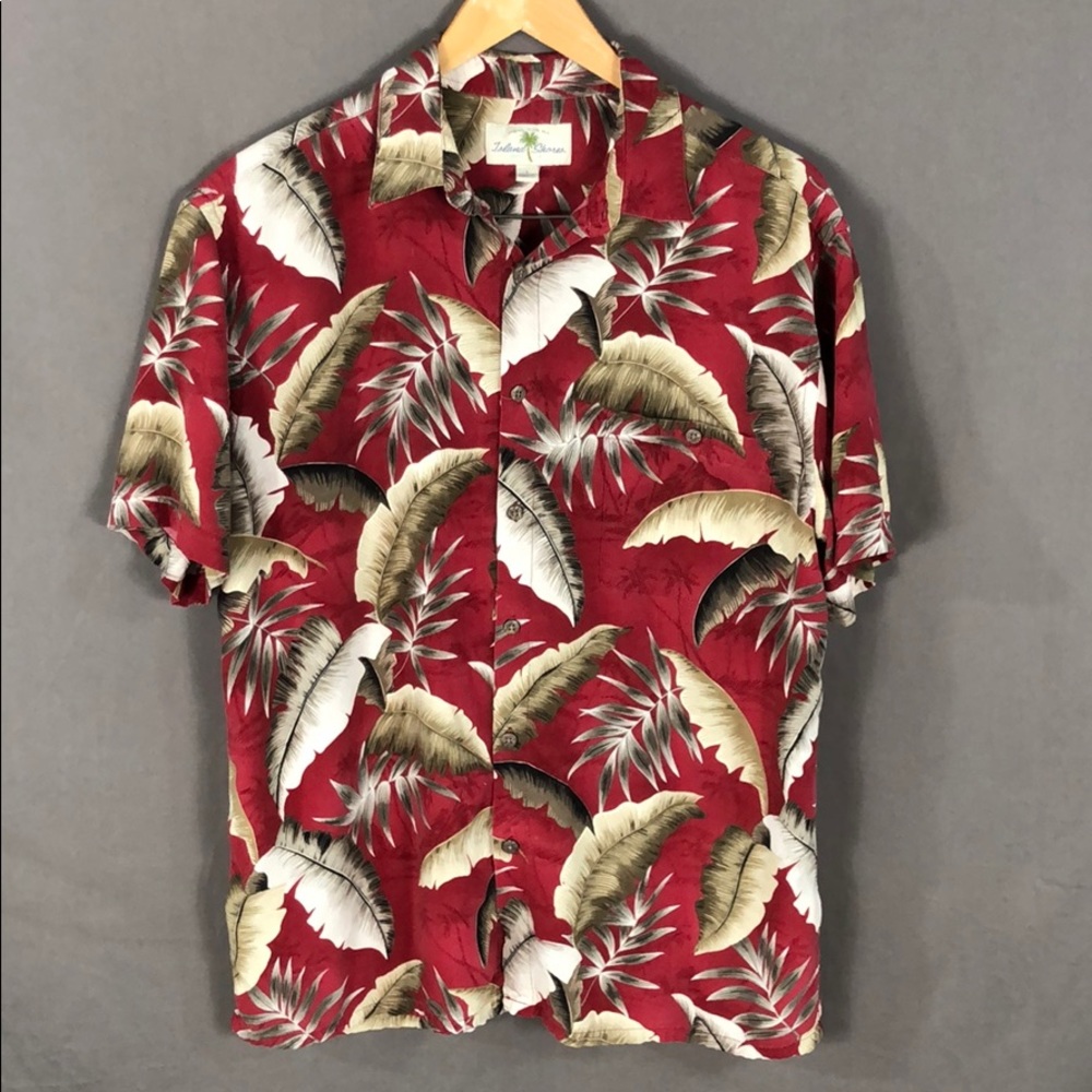 EUC Island Shores Hawaiin Shirt Large (063)